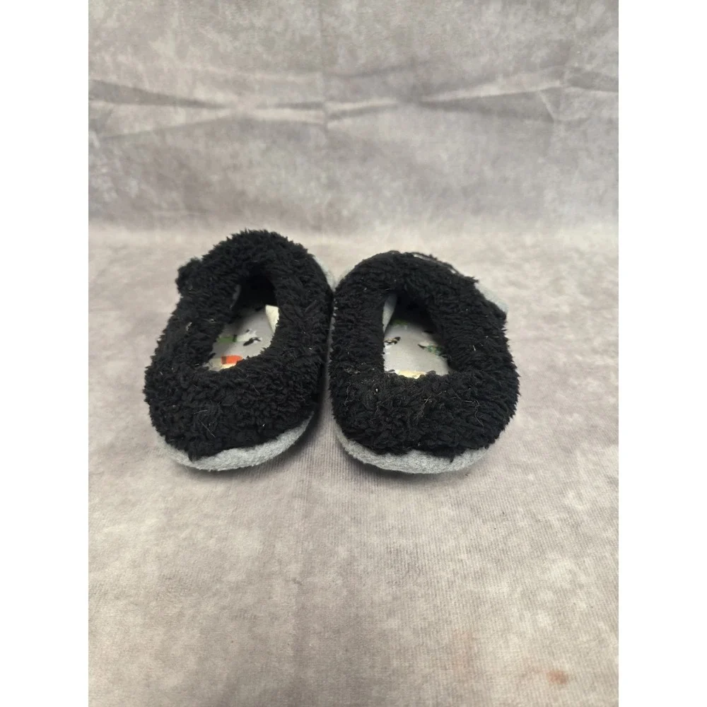 Toddler Panda Bear Slippers SZ-9M BLK